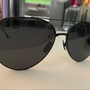 Diff Eyewear black aviator sunglasses